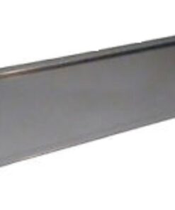NamePlate Holder, Wall or Door, Silver 2x12