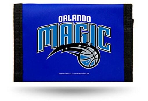 Rico Industries NBA Basketball Nylon Tri-Fold Wallet Orlando Magic