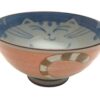 JapanBargain, Japanese Porcelain Bowl Rice Bowl Soup Bowl Made in Japan, Maneki Neko Smiling Cat Pattern 1 Bowl 4.5-inch 2 51jWTrBbLwL