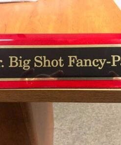 Mr. Big Shot Fancy Pants Desk Plate | Perfect Funny Gift for Boss 9 51jWXz7dx5L