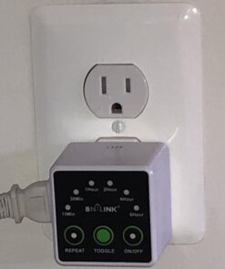BN-LINK Indoor Countdown Timer with Repeat Function, Heavy Duty Accurate Compact Size for Charger Vacation Security, 3-Prong Grounded Outlet, 15A/1875W ½ HP ETL Listed 39 51jXLuX lGL