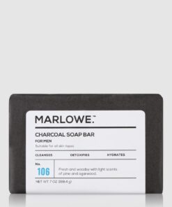 Alternative view of MARLOWE. Charcoal Face & Body Soap Bar No. 106 (7oz) | Best Cleansing & Detoxifying Bar for Men | Includes Natural Extracts, Shea Butter & Willow Bark | Amazing Scent 7 Ounce (Pack of 1)
