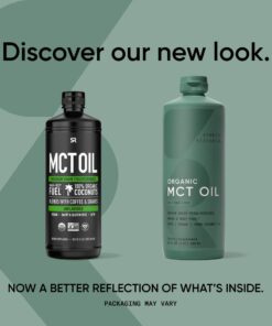 Sports Research Keto MCT Oil from Organic Coconuts - Fatty Acid Fuel for Body + Brain Triple Ingredient C8, C10, C12 MCTs Perfect in Coffee, Tea, & More Non-GMO Vegan Unflavored (32 Oz) 32 Fl Oz (Pack of 1) C8 + C10 + C12 21 51jci9vhh5L