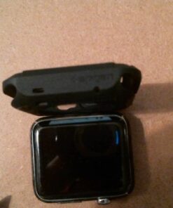 Spigen Rugged Armor Designed for Apple Watch Case for 42mm Series 3/Series 2/1/Original (2015) - Black 47 51jd9 rXDJL