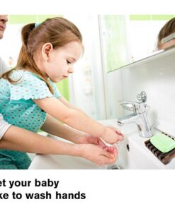 Magift Piece Home Bathroom Soap Case, Sink Deck Bathtub Shower Dish, Rectangular, Hand Craft, Natural Wooden Holder for Sponges, Scrubber, 2 Count(Pack of 1), Brown 2 Pack Brown 29 51jdcNQI2hL