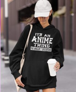 Tstars Anime Hoodie Women Teen Girls It's An Anime Thing Novelty Pullover Hoodies XX-Large Anime Hoodie / Black 8 51jdiZhIEEL