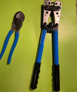 NEIKO 02039A Lug Crimping Plier and Cable Cutter Set, Battery Cable Crimping Tool, 8-0 AWG, 6mm - 50mm, Electrician Wire Crimper Tool 2 Pc Battery Crimper & Cutter Set 54 51jfxraUjmL