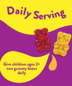 L’il Critters Fiber Daily Gummy Supplement for Kids, for Digestive Support, Berry and Lemon Flavors, 90 Gummies 90 Count (Pack of 1) 19 51jghSjk7gL