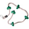 Barcaloo Playground Equipment 6.5 Ft Climbing Rope for Kids - Swing Set or Jungle Gym Playground Accessories – Ninja Knotted Rope Outdoor Playground Equipment 19 51jheikbCRL