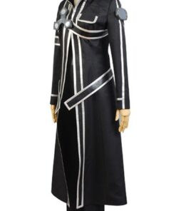 Alternative view of Ya-cos Men's Kirito Cosplay Costume Battle Suit Black Medium