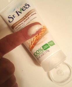 St. Ives Gentle Smoothing Face Scrub and Mask Oatmeal, ONE , 6 oz 6 Ounce (Pack of 1) 41 51jmFjvSz1L