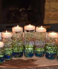 Mega Candles - Unscented 3" Floating Disc Candles - Ivory, Set of 12 16 51jnzY7XaHL