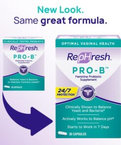 RepHresh Pro-B Probiotic Supplement for Women, 30 Oral Capsules 39 51jpjZ0cSlL
