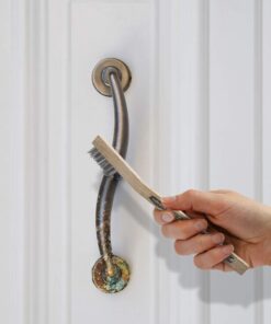 Osborn 54022SP Small Cleaning Stainless Steel Wire Angle Back Scratch Brush, 0.006" Fill Diameter, 1-7/16" Brush Area Length, 7-3/4" Overall Length 14 51jqOKZ3FVL