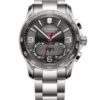 Victorinox Swiss Army Chrono Classic Chronograph Watch Dark Grey Dial, Stainless Steel Bracelet 10 51jsYc0JAOL