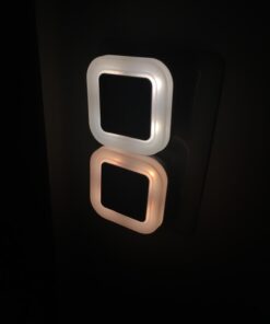 SYCEES Plug-in LED Night Light with Dusk to Dawn Sensor for Hallway, Stairs, Bathroom, Kitchen, Bedroom, Nursery, Kids Room, Warm White, Pack of 6 6-Pack, Warm White 50 51jvvbgEp5L