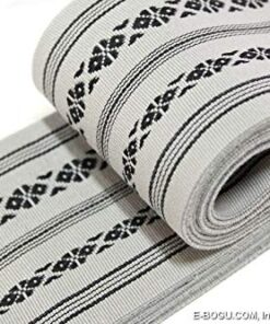 Alternative view of E-BOGU Traditional Japanese Kaku OBI Belt for Iaido (Made in Japan), One Size fits All, Available in Black, Gray, Navy Blue, White, and Green