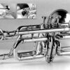 3-Valve Bb Tenor Trombone for Trumpet Crossover Players with Designer Hardcase 24 51kIG6XCfGL