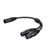 CableCreation XLR Splitter Cable, XLR Male to Dual XLR Female Y-Splitter 3Pin Balanced Microphone Cable (XLR-M to Two XLR-F), 0.3M/Black 1-Pack 40 51kLfy9yNjS