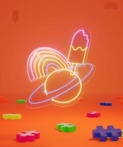 PLUS PLUS - Open Play Set - 600 Piece - Neon Color Mix, Construction Building Stem Toy, Interlocking Mini Puzzle Blocks for Kids Single 35 51kNJFof4UL