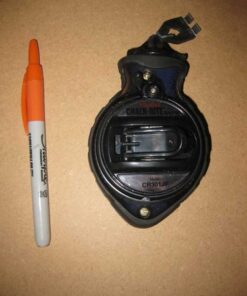 TAJIMA Chalk Line - Chalk-Rite Jam Free Chalk Box with Extra Bold 1mm Snap Line & Five Gear Quick Retrieval - CR301JF Black 29 51kPhfIuxL