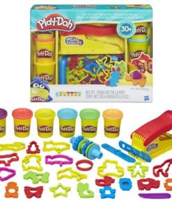 Play-Doh Fun Factory Deluxe Set, 6 Cans, 31 Tools, Kids Ages 3 and Up (Amazon Exclusive) 14 51kQ5hjmnXL