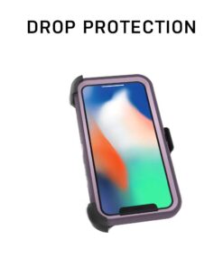 OtterBox iPhone XR Defender Series Case - BLACK, rugged & durable, with port protection, includes holster clip kickstand 37 51kbI 6eC4L