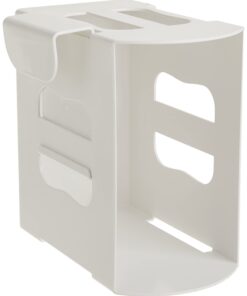 Prince Lionheart 2-in-1 Diaper Depot Trash Can, White, 13"L x 10"W x 10"H 13 51kfrnClnPS