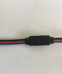 TronicsPros LED Connector 4 Pin LED Tape Connector RGB LED Ribbon Connector LED Controller Connector Cable LED Rope Jumper 4pin Female Wire for RGB 5050 3528 2835 LED Light, 15cm/ 6in (10pcs) 27 51kgdlHvvpL