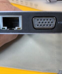 USB C Hub, UtechSmart Triple Display USB C Laptop Docking Station, 11 in 1 USB C Dock with Dual HDMI, VGA, PD3.0, SD TF Card Slot, 4 USB Ports Dual Monitor Adapter Compatible for MacBook and Windows Grey 40 51kiJ520pzL