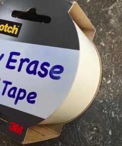 Scotch Dry Erase Tape, 1.88" x 5 Yards, 1 Roll, White (1905R-DE-WHT) 1 pack 24 51kimypfNL