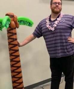 Rhode Island Novelty 66 Inch Inflatable Palm Tree, One per Order 1 Count (Pack of 1) 6 51kmQ5pQVBL