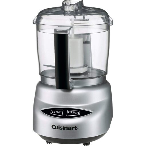 Cuisinart Food Processor, Mini-Prep 3 Cup, 24 oz, Brushed Chrome and Nickel, DLC-2ABC