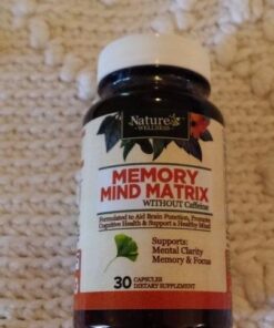 Natures Wellness Brain Booster | Natural Cognitive Enhancer for Increased Focus, Memory and Mental Clarity | Nootropics Brain Supplement | DMAE, Rhodiola Rosea Extract, Bacopa Monnieri, Ginkgo Biloba 25 51kx0h4VEpL