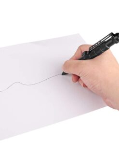 KEPEAK Military Tactical Pen, Professional Self Defense Pen, Emergency Glass Breaker Pen - Tungsten Steel, Writing Tool with 6 Refill Black 25 51l1CVbaW6L