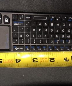 Rii 2.4G Mini Wireless Keyboard with Touchpad Mouse,Lightweight Portable Controller with USB Receiver Remote Control for Windows/ Mac/ Android/ PC/Tablets/ TV/Xbox/ PS3. X1-Black . 40 51l1YmwfJL