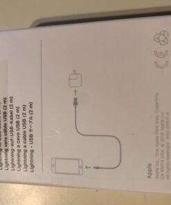 Apple Lightning to USB Cable (2 m) 2.0 m 33 51l3o0bg22L