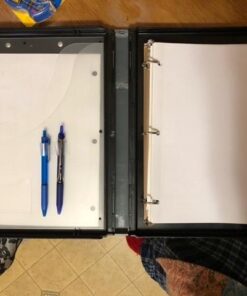 Officemate Ringbinder Clipboard Storage Box, Charcoal (83309), 13" x 10.8" x 2" 29 51l98fXx9iL