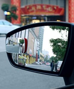 Slim Square Blind Spot Mirror, Ampper HD Glass Frameless Convex Rear View Mirror, Pack of 2 33 51lIRYaKMoL