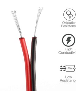 Alternative view of Shangyuan Boat Light Extension Cable Wire Cord for 3528 5050 5630 Led Strip Light Single Color, 66ft 22awg 2pin Wires for Pontoon Boat Kayak Stern Anchor Mast Courtesy Navigation Bow Marine Lights