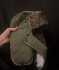 Connectyle Trooper Trapper Hat Warm Winter Hats Hunting Hat with Mask Ear Flaps Large Army Green 39 51lWfeL IML