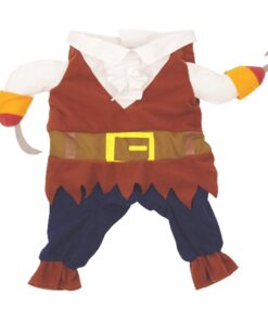 NACOCO Pet Dog Costume Pirates of The Caribbean Style (Large) L Brown 23 51lc0vSe1BL