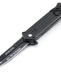 Unlimited Wares 2-Pack Joker "Why So Serious?" Assisted Opening Folding Knife 4.5-Inch Closed Black and Silver 14 51lcNOIY0ZL