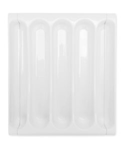 Camco Adjustable Cutlery Tray - Designed for RV and Compact Kitchen Drawers , Adjusts between 9" and 13" for An Easy Custom Fit -White (43503) White 13 51leAFOvJlL