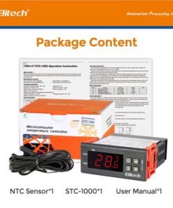 Elitech STC-1000 Temperature Controller Origin Digital 110V Centigrade Thermostat 2 Relays 1Pack 20 51leLiRwCPL