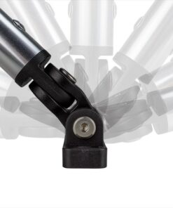 Summerset Elite Bimini Top by Eevelle | 3 Bow Boat Canvas Top | 1" Aluminum Frame and Hardware | Sunlight Protected | 46" Tall (Black, 6'L x 46" H x 85"-90") 9 51lehdswmNL