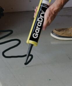 1 ½" High Garage Door Flood Barrier Threshold Kit (8'3") | Flexible PVC | Complete Kit Includes 2 Adhesives | GaraDry 8'3" 17 51lh5eTIEuL 2