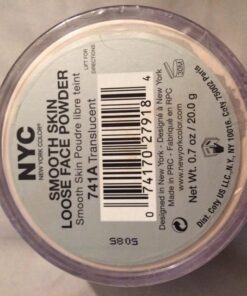 N.Y.C. New York Color Smooth Skin Loose Face Powder, Translucent, 0.7 Ounce 37 51loE62aDVL