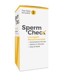 SpermCheck Vasectomy Home Test Kit - Check Sperm Count Post Vasectomy - 2 Pack - Easy to Read, Private - 98% Accuracy - FSA HSA Eligible - FDA Cleared 31 51lovr368hS