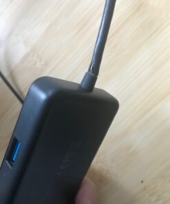 Anker USB C Hub Adapter, PowerExpand+ 7-in-1 USB C Hub, with 4K USB C to HDMI, 60W Power Delivery, 1Gbps Ethernet, 2 USB 3.0 Ports, SD and microSD Card Readers, for MacBook Pro and Other Laptops 35 51lq6DSj6L